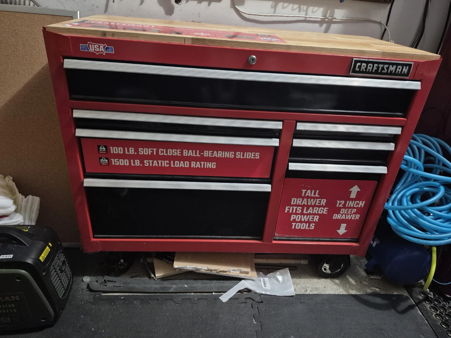 Craftsman 41" Wide 7-Drawer Mobile Workstation