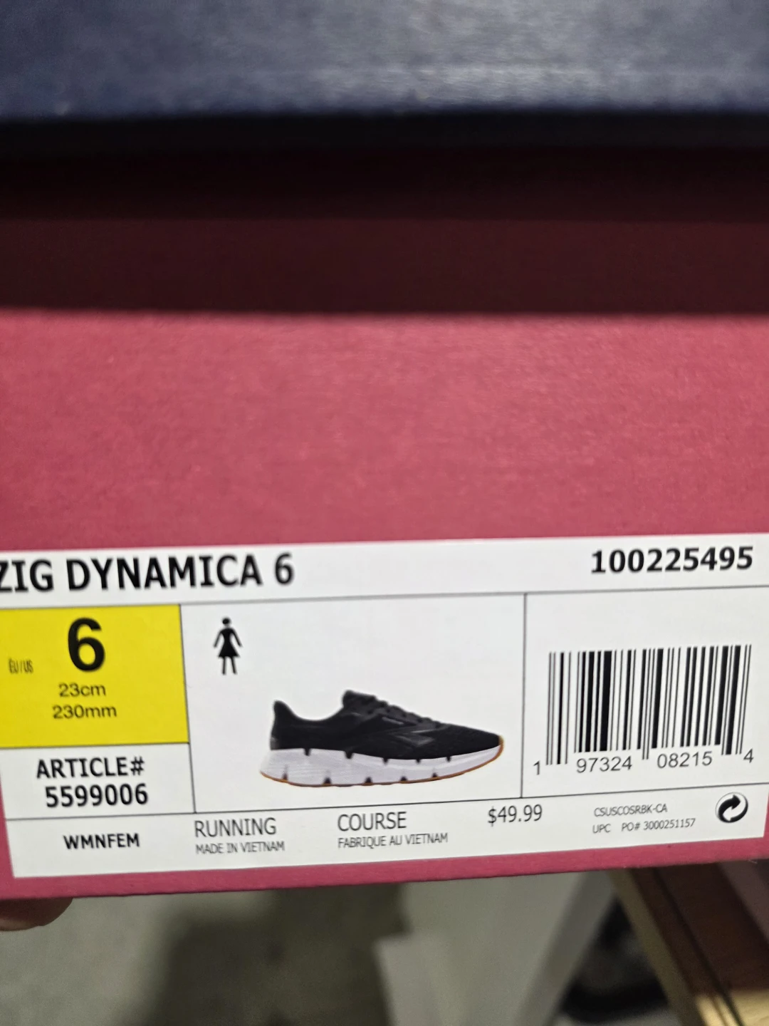 Reebok Zig Dynamica 6 Running Shoes Size 6 - photo 2