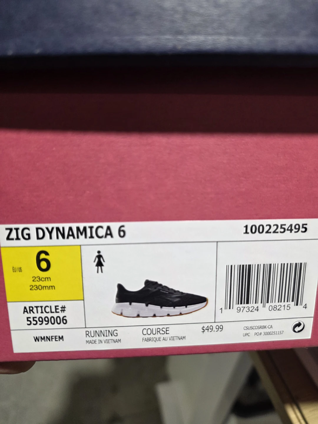 Reebok Zig Dynamica 6 Running Shoes Size 6 - photo 3