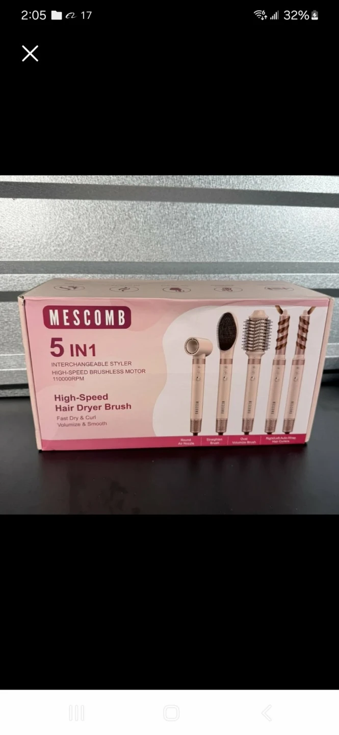 MESCOMB 5-in-1 hair dryer
