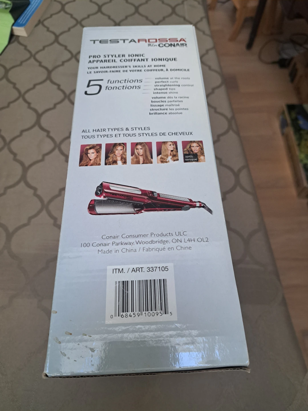 Conair Testarossa Pro Styler Ionic Hair Appliance - photo 3