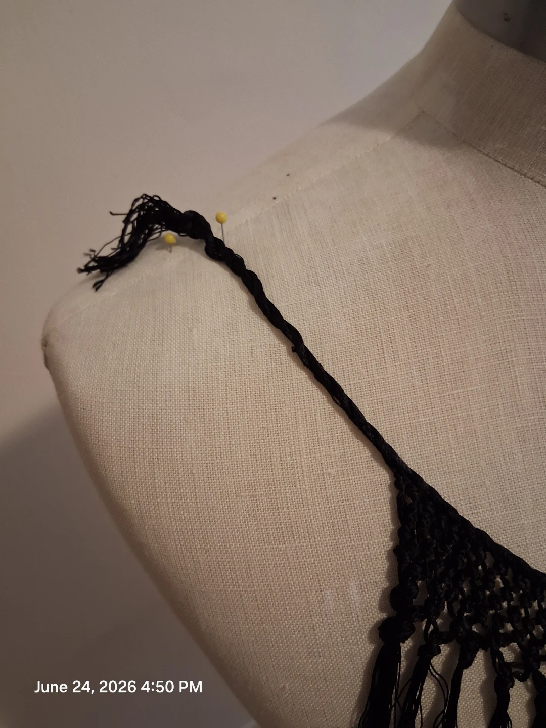 Black fringe crochet Flaminco detail - photo 4