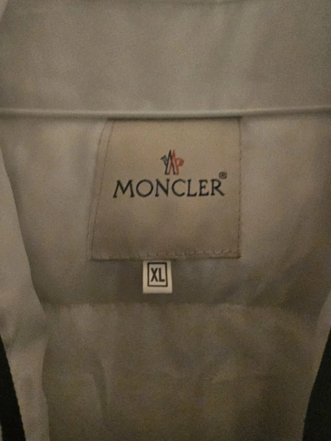 Moncler Puffer Vest - White - XL