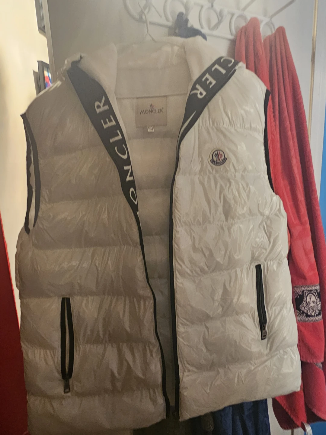 Moncler Puffer Vest - White - XL - photo 2