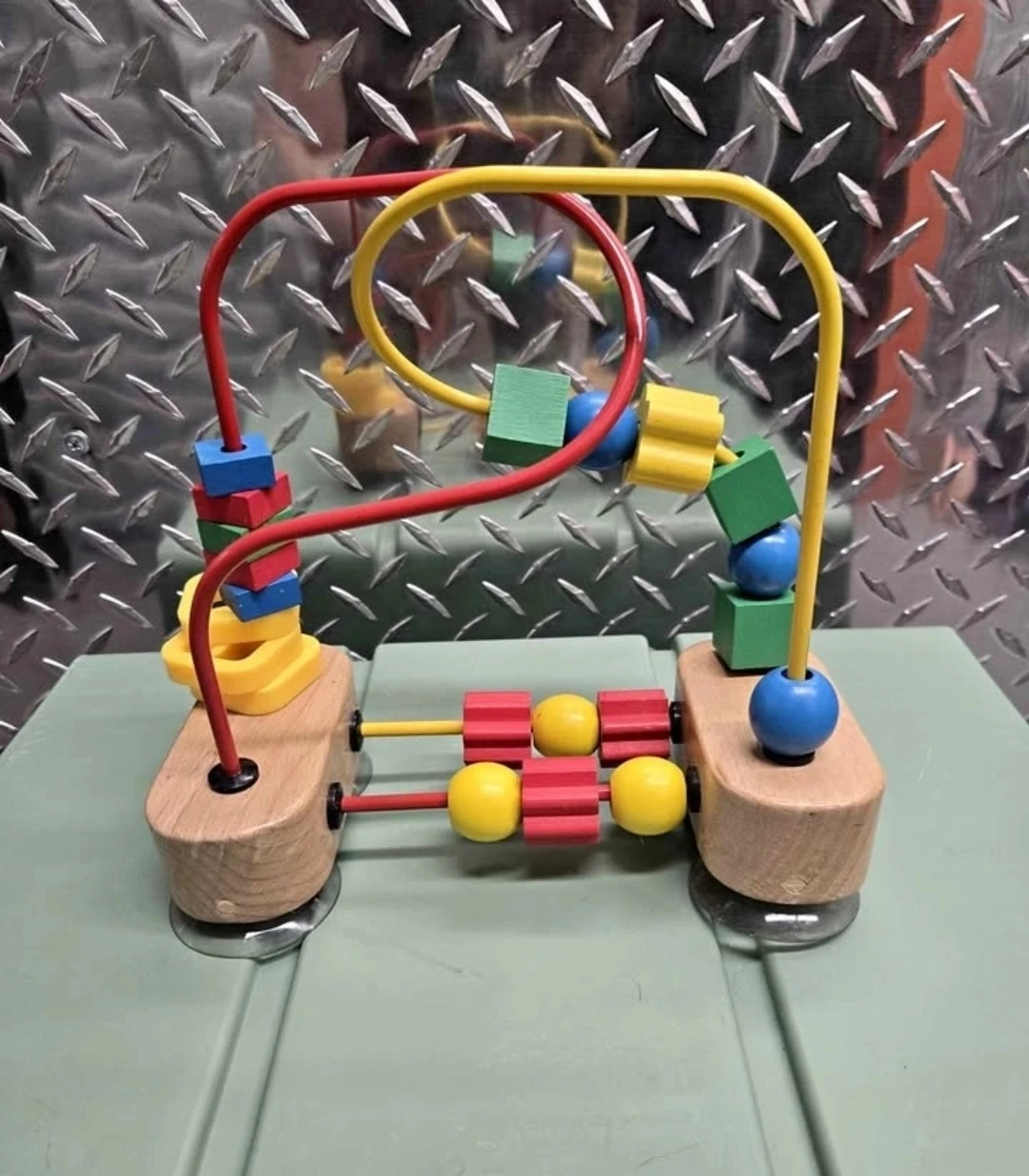 Melissa & Doug Wooden Bead Maze - Toddler High Chair Toy - photo 2