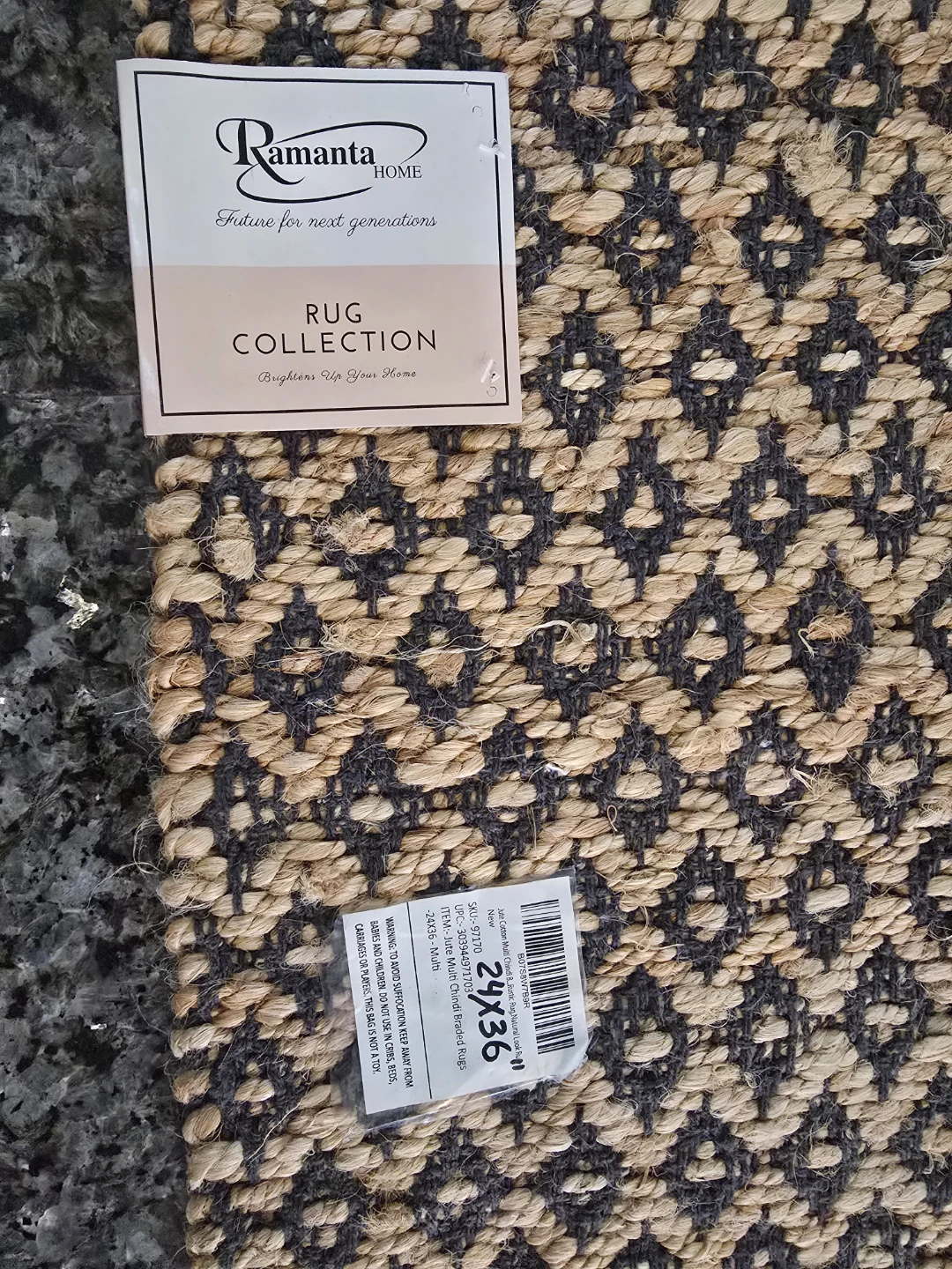Ramanta Home Diamond Rug 24"x36" - photo 3