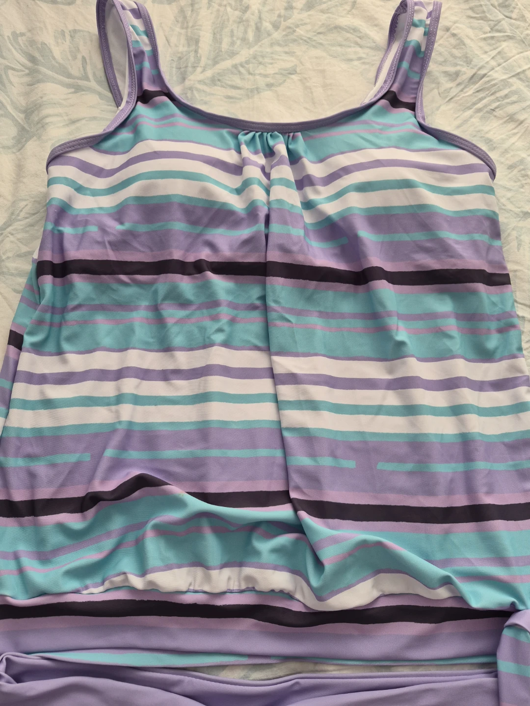 Striped Swimsuits Tankini set ladies size xl - photo 2