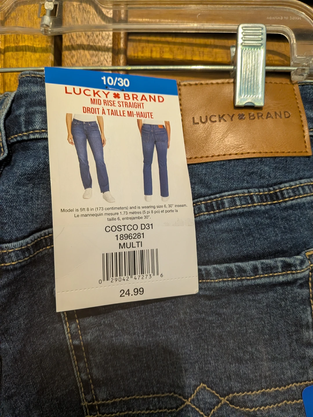 Brand New with tags Lucky Brand Mid Rise Straight Jeans - photo 4