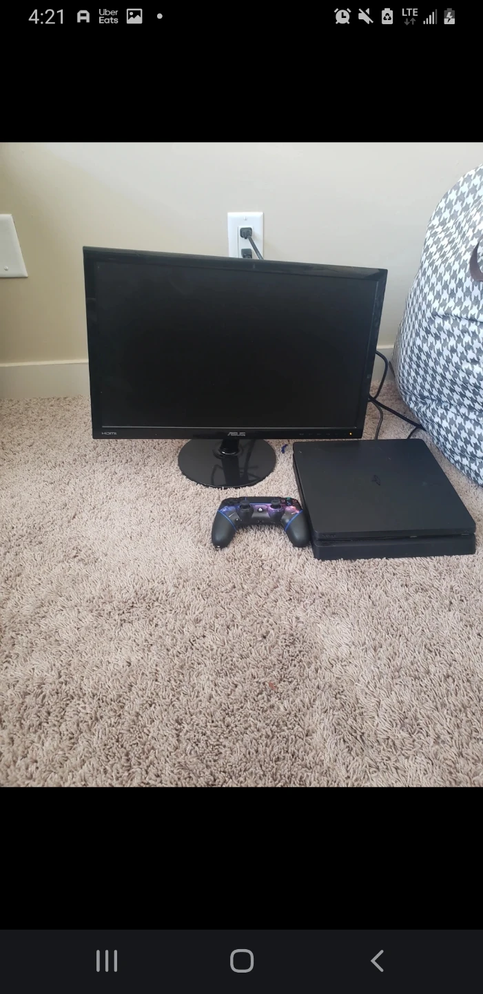 ASUS Monitor and PlayStation 4 Slim Bundle