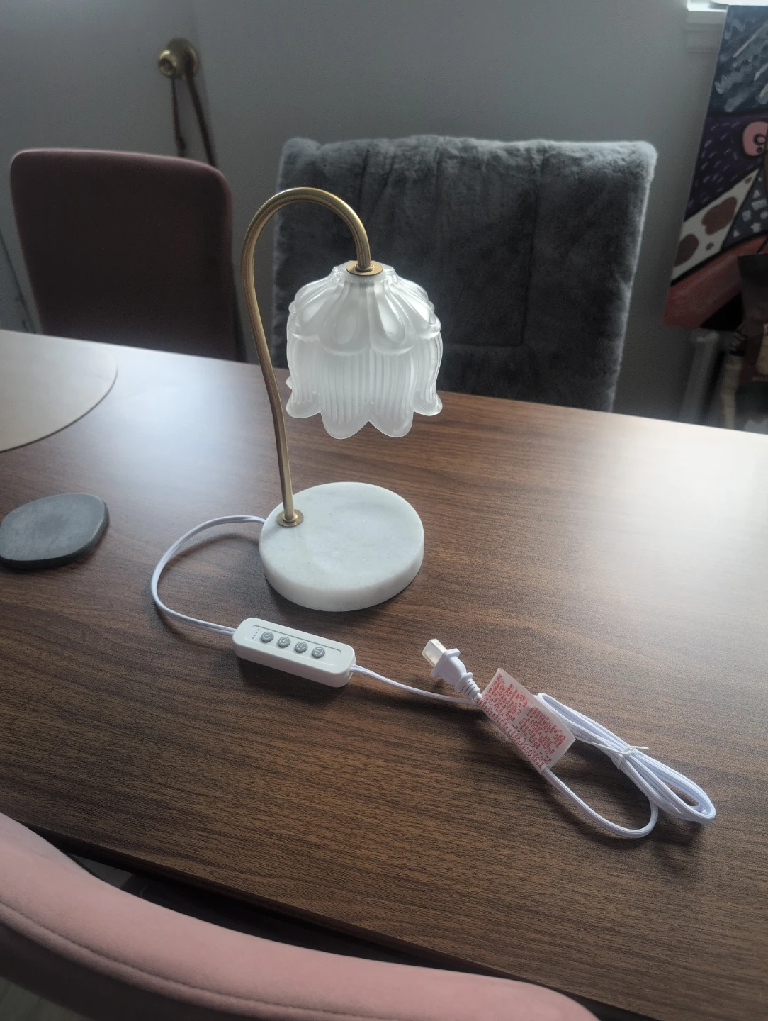 Marble Base Desk Lamp with Timer ⌛ BrandNew - photo 3