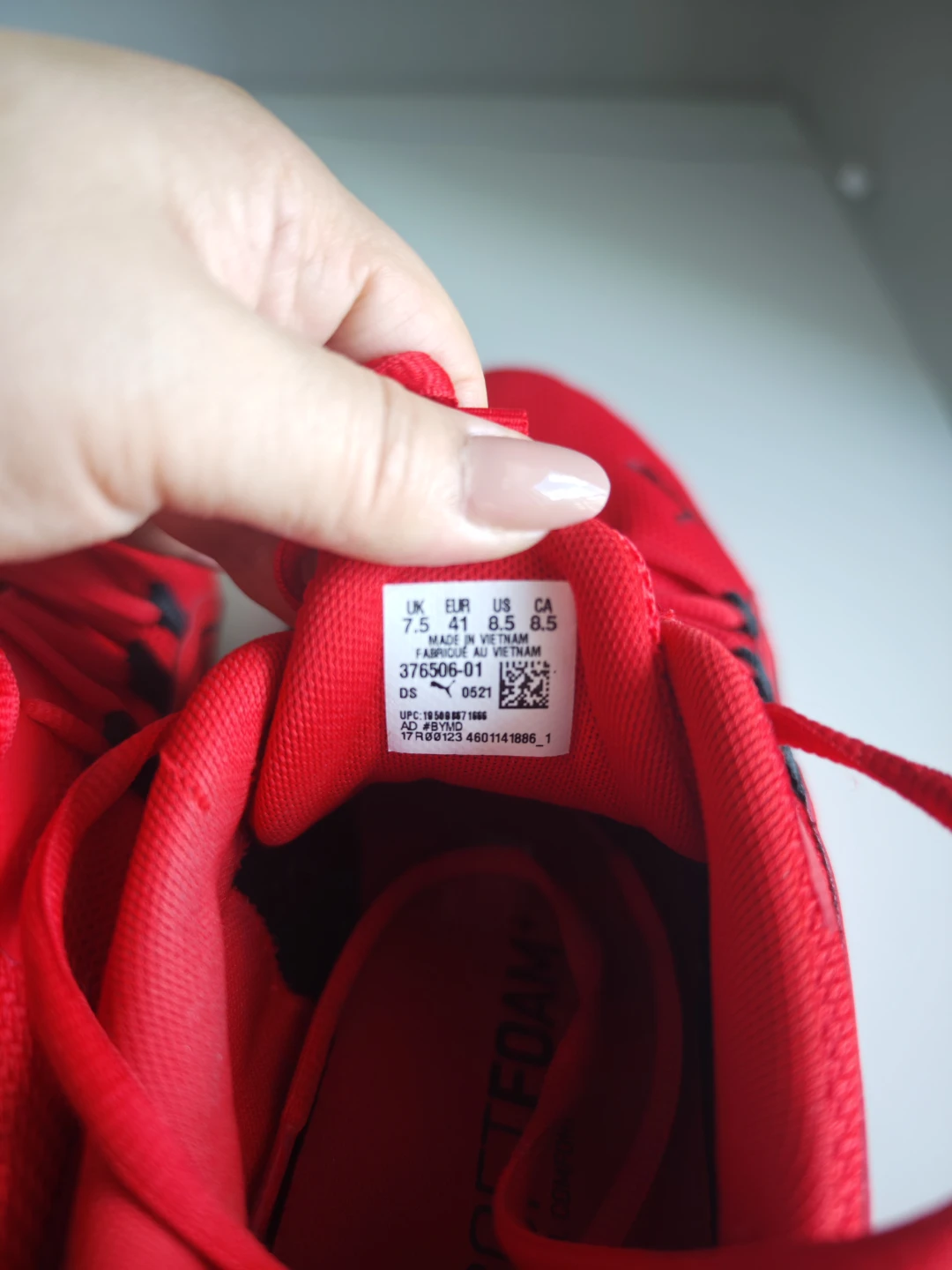 Red Puma Running Shoes - photo 3