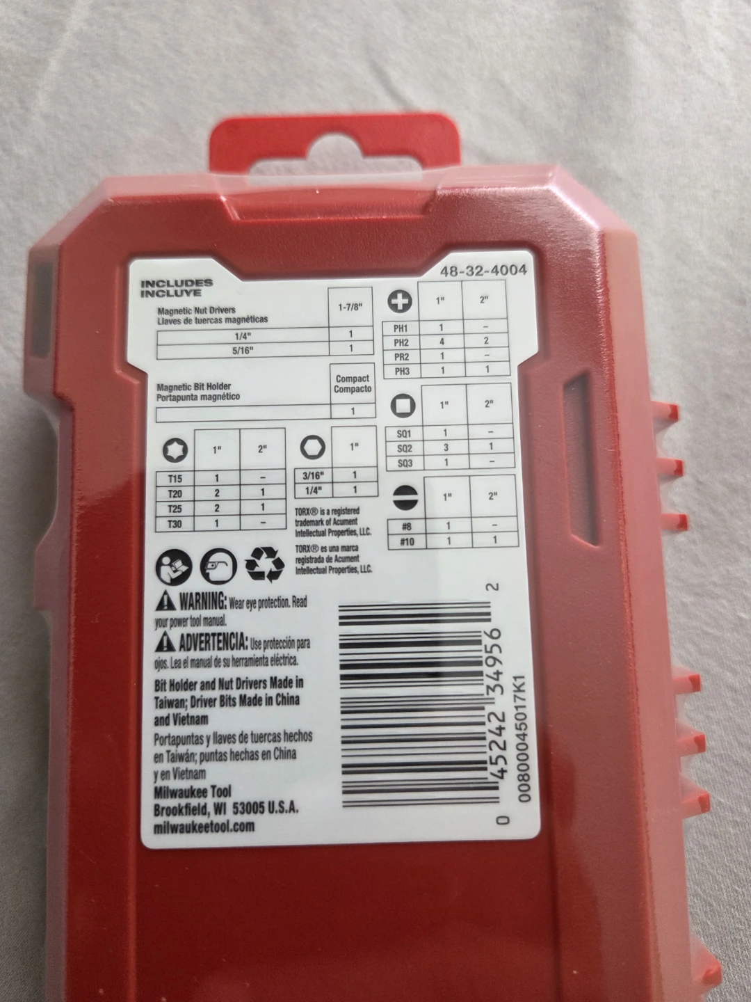 Milwaukee 32-Piece Impact Bit Set - photo 4