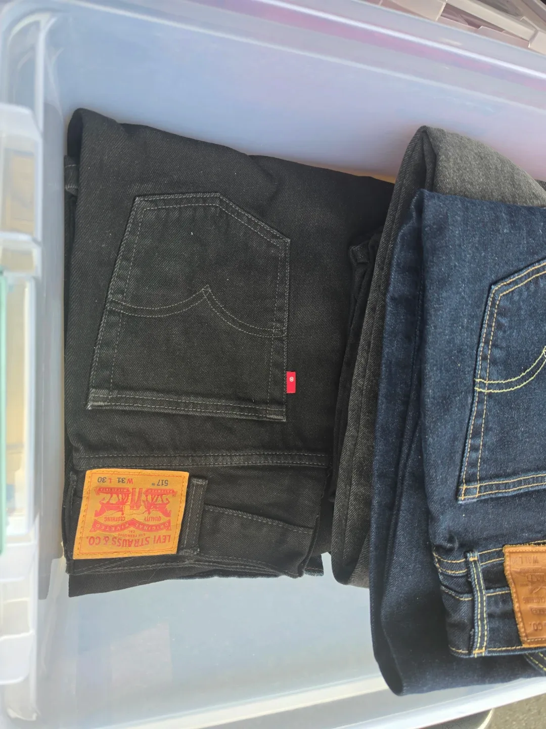Levi's Jeans (Black and Dark Wash) - photo 2