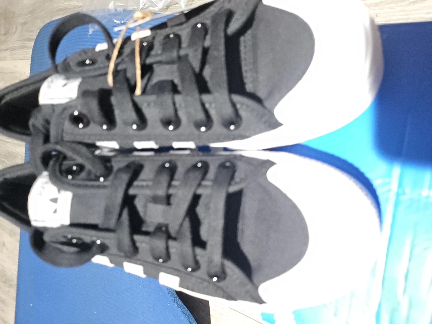 Adidas Black Platform Shoes - photo 5