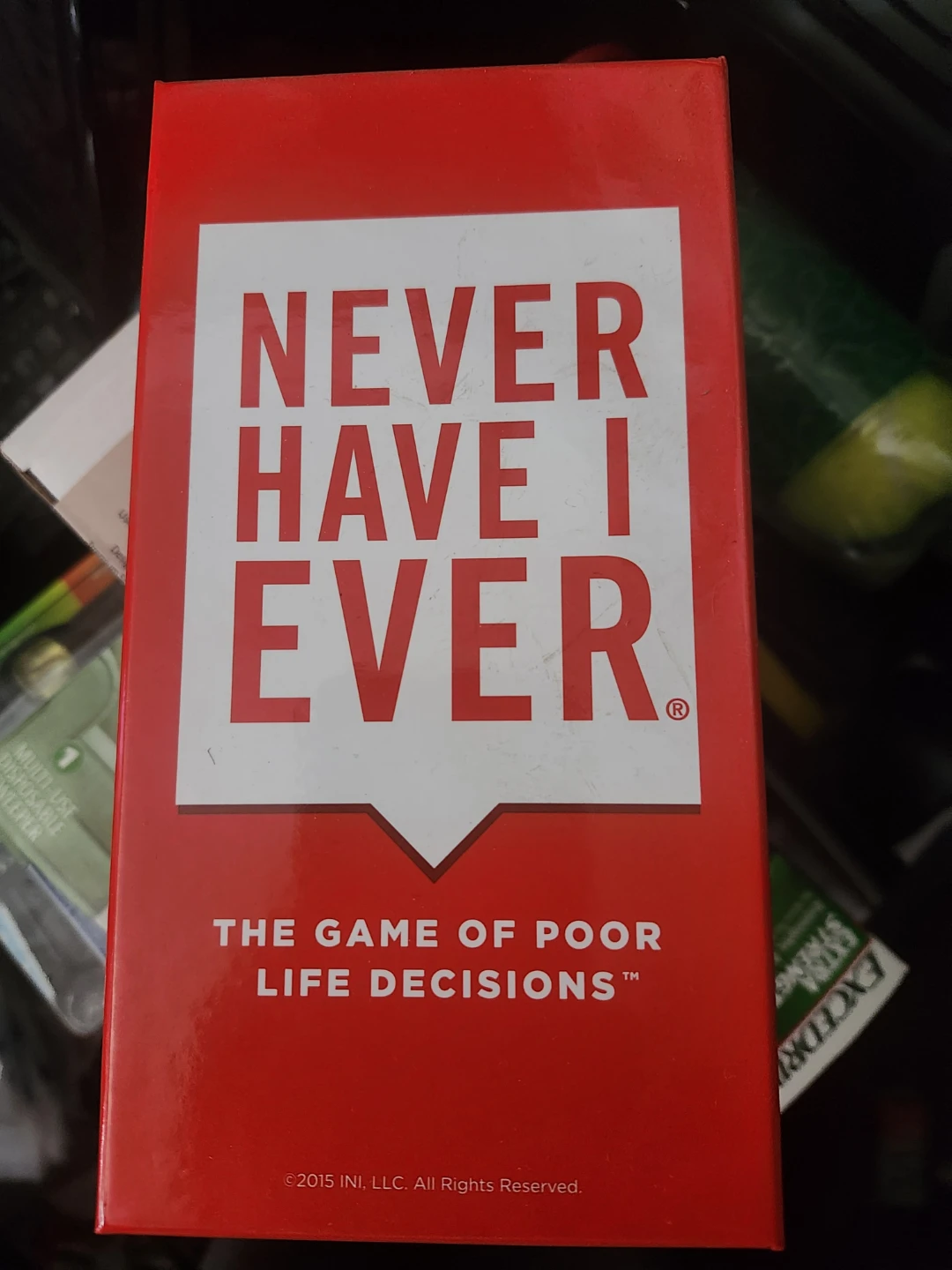 Never Have I Ever Card Game