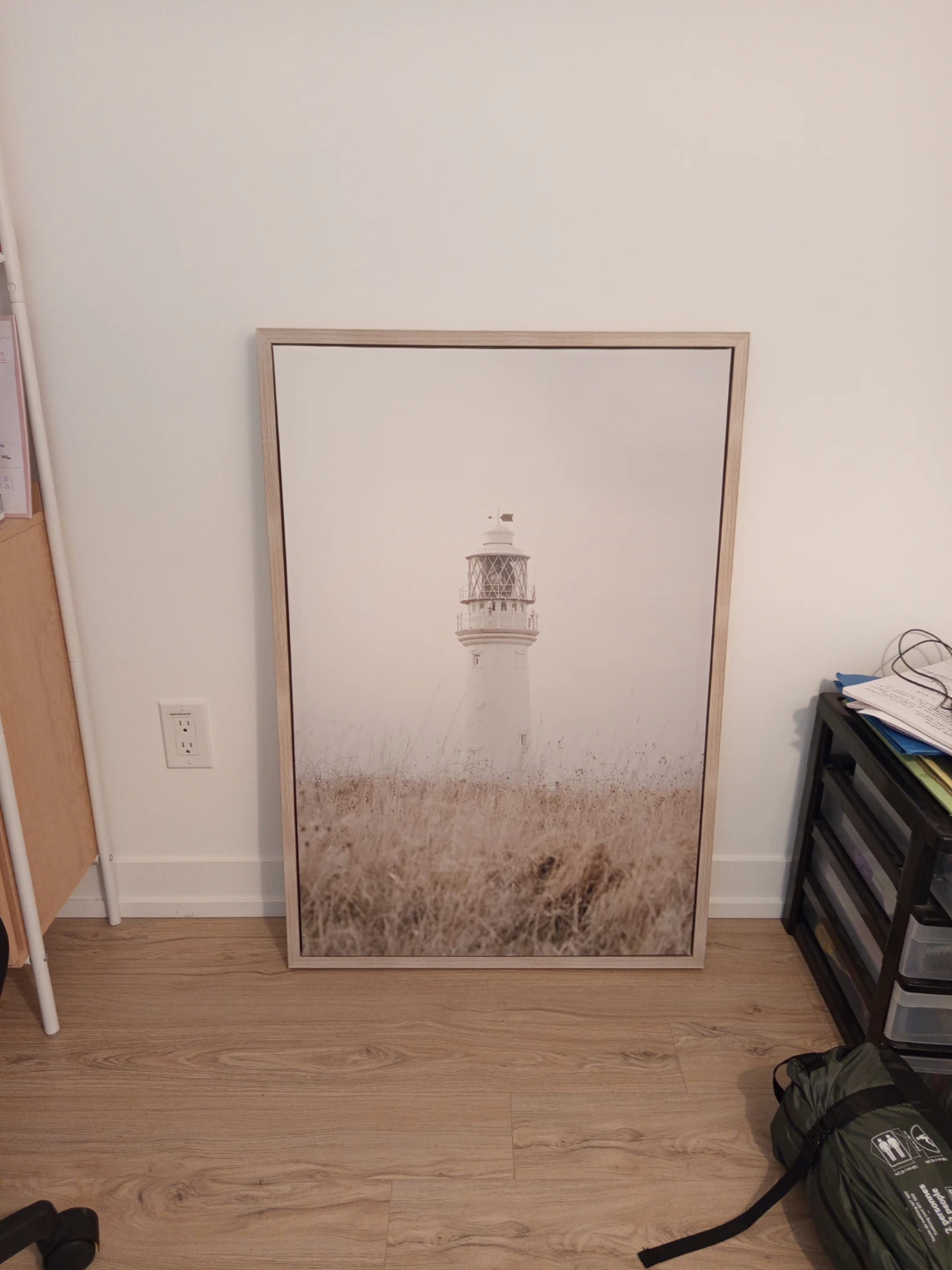 Framed Lighthouse Canvas Print