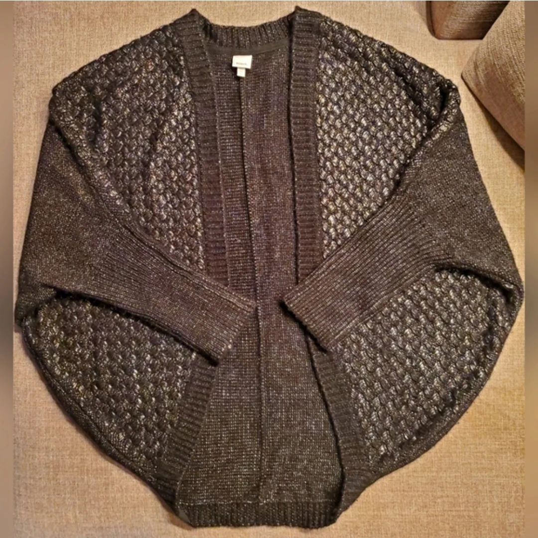 Bench Women's Cardigan Sweater - Black/Silver