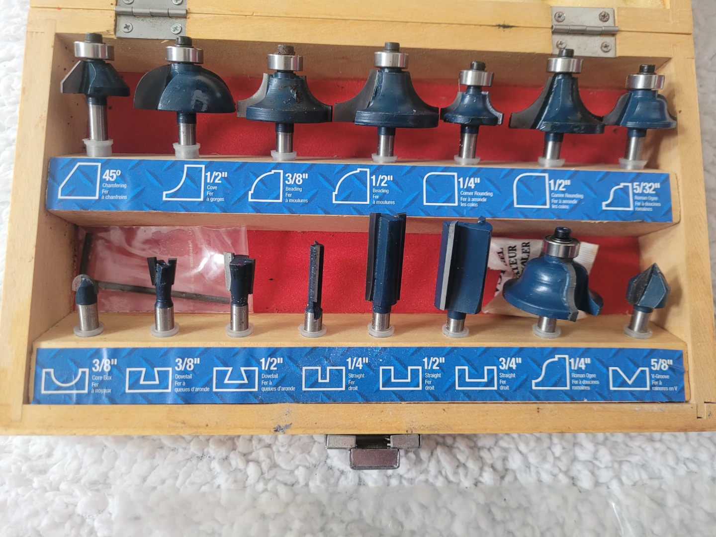 Mastercraft Router Bit Set - photo 2