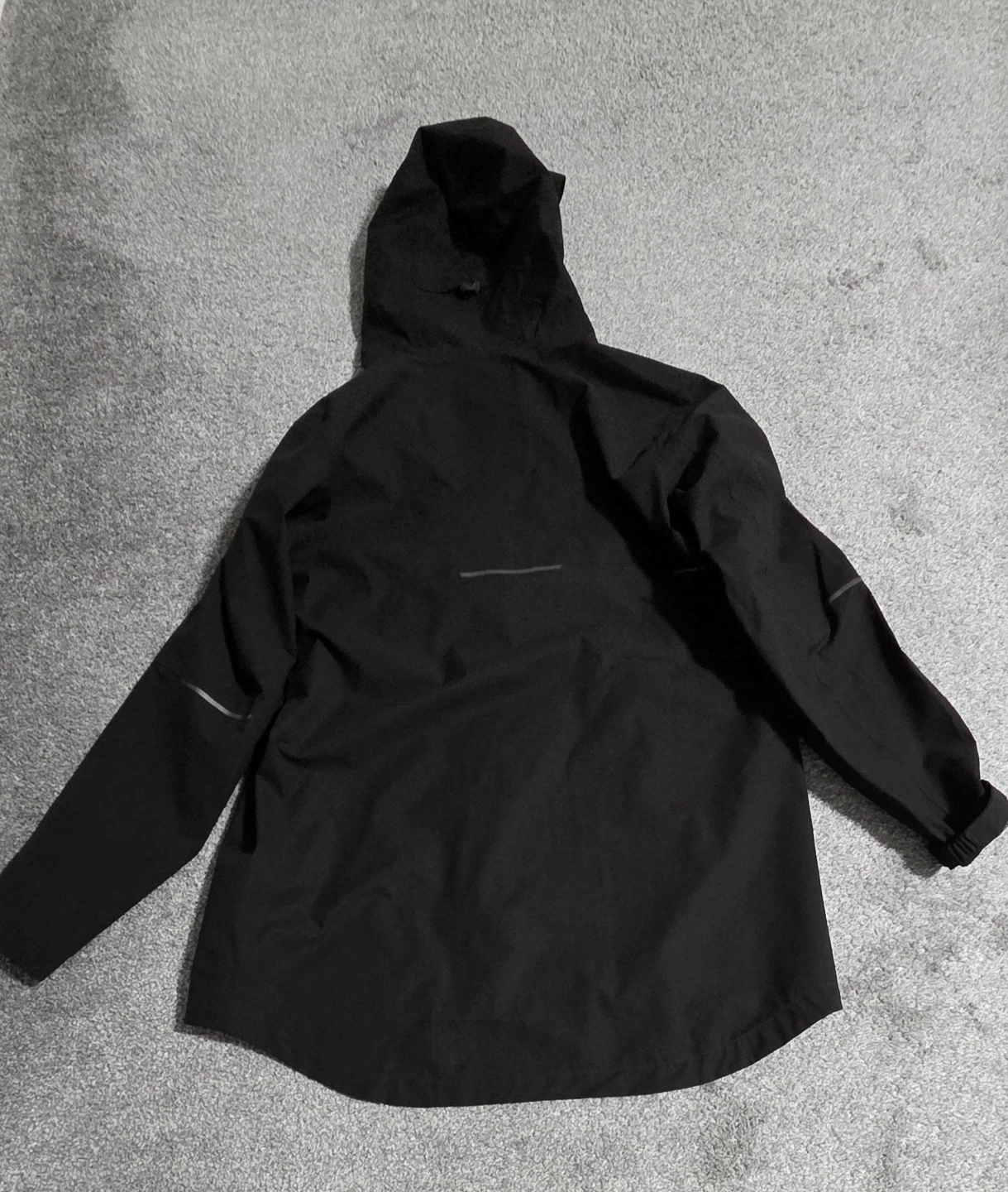 Black Active Tech Jacket with Hood - photo 2