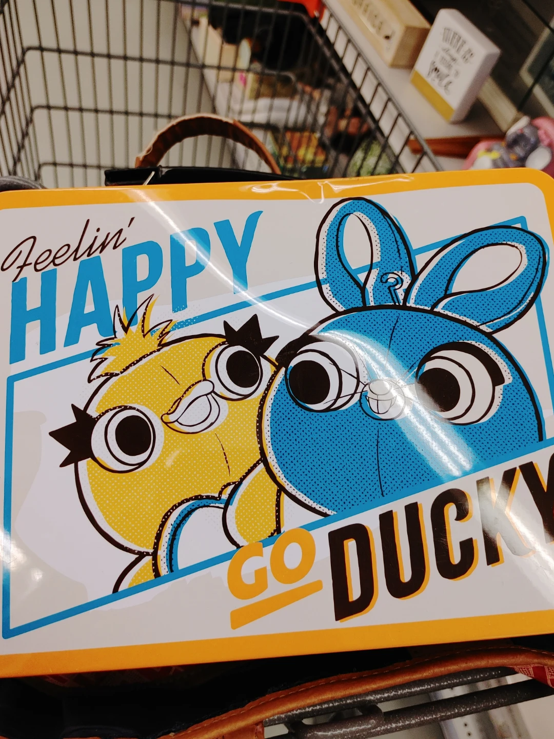 Feelin' Happy Go Ducky Tin Lunch Box