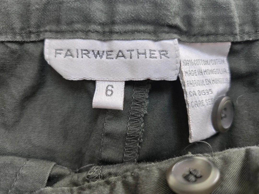 Green Cargo Skort Size 6 - photo 4