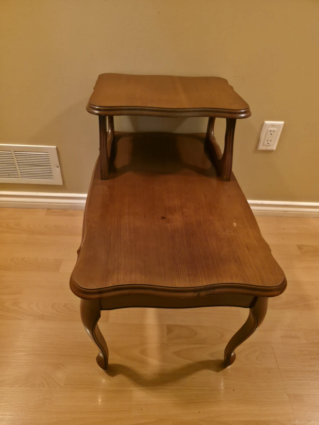 Wooden Tiered Side Table - photo 2