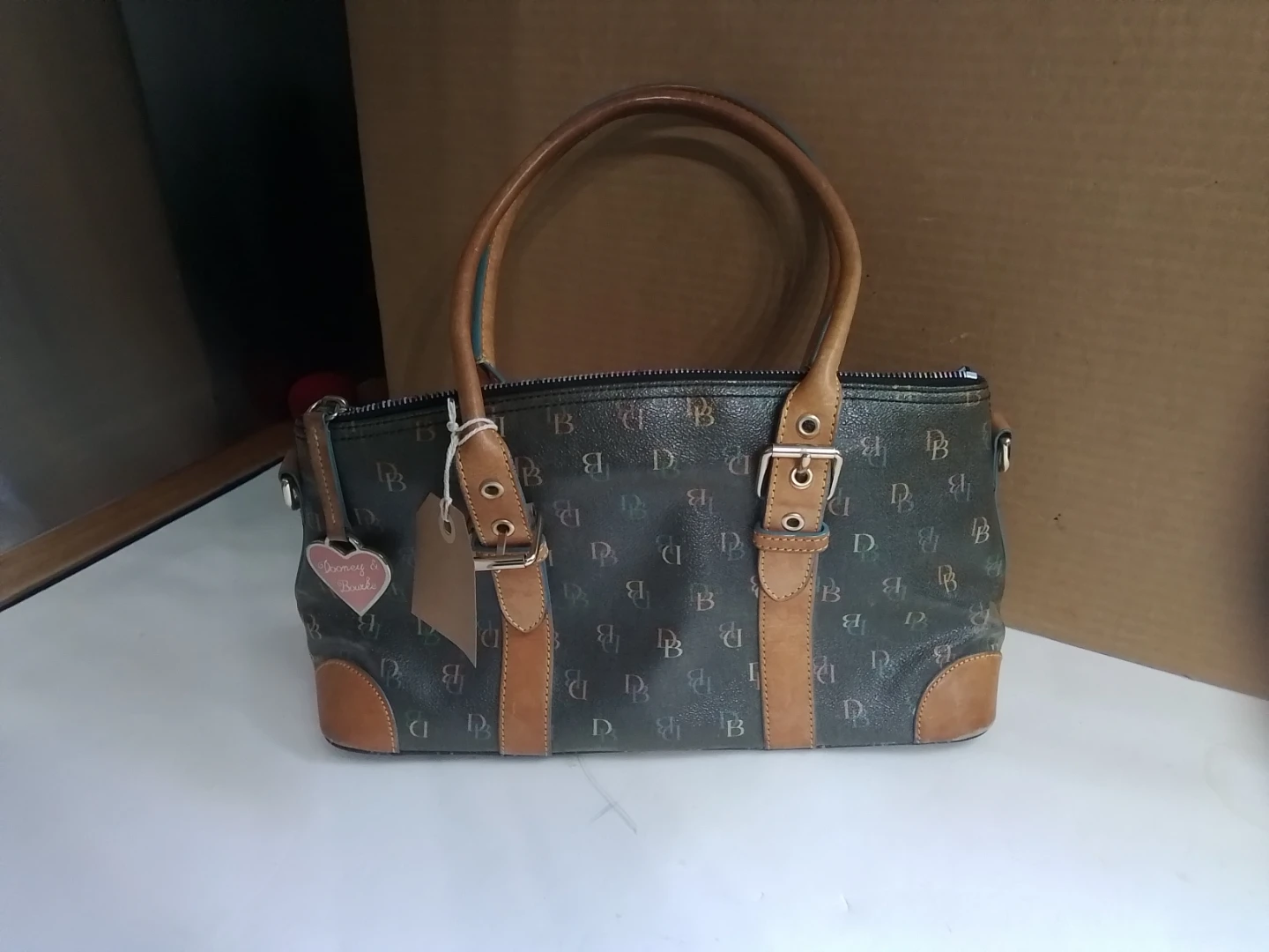 Dooney & Bourke Signature Monogram Satchel Purse