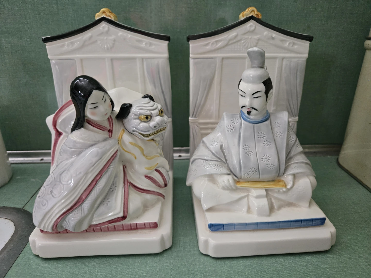 Vintage Set of Tastesetter Sigma Asian Bookends