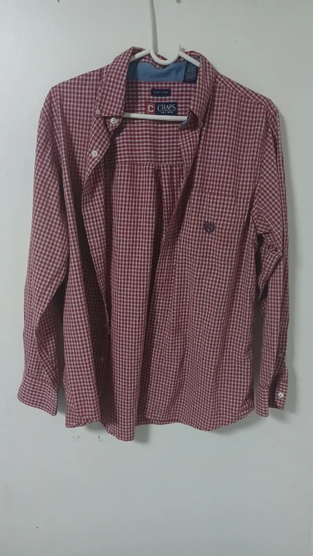 Chaps Men's Gingham Button-Down Shirt