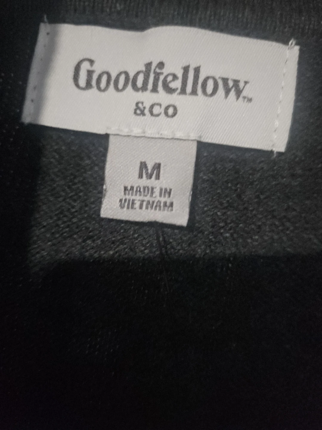 Goodfellow & Co Men's Johnny Collar Sweater - Charcoal - photo 4
