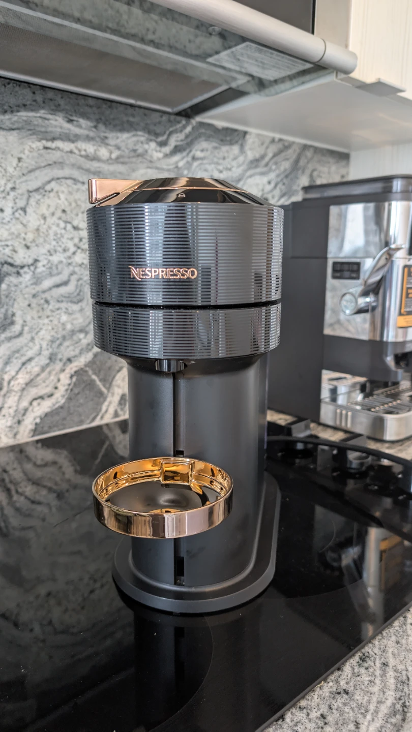 Nespresso Coffee Machine - Limited Edition Black & Rose Gold