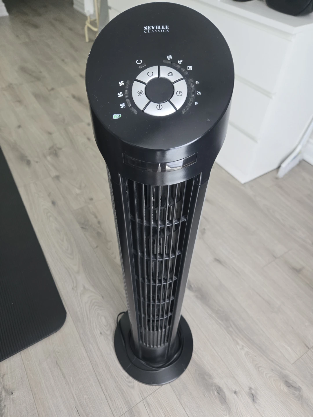 Seville Classics Black Tower Fan - photo 3