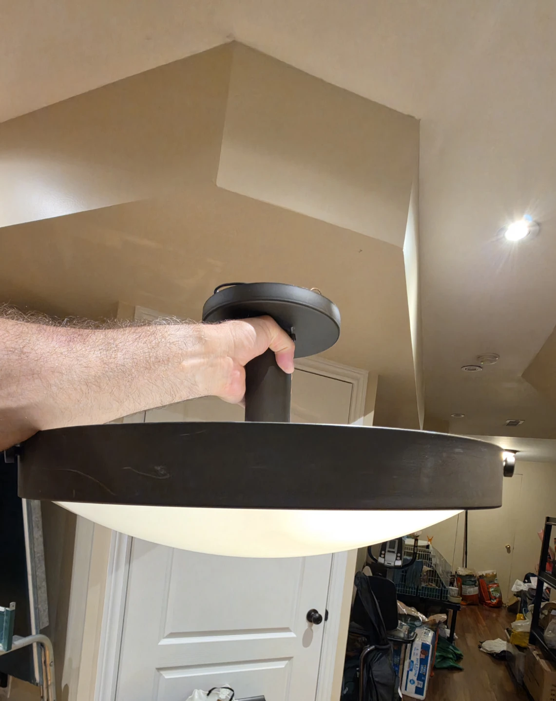 FREE - Set of 3 Flush Mount Ceiling Light Fixtures - photo 4
