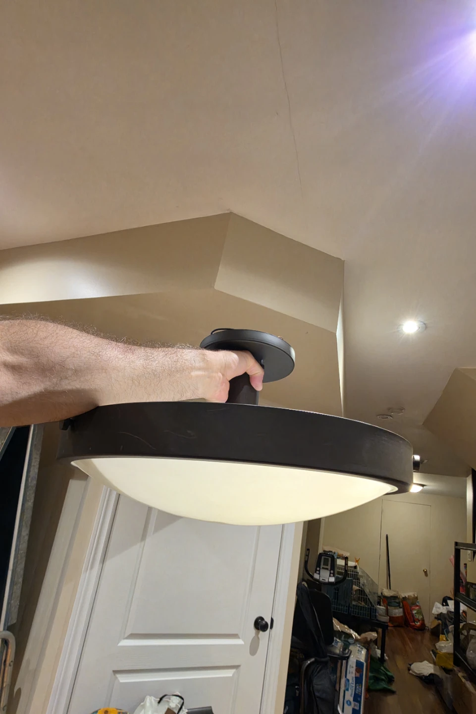 FREE - Set of 3 Flush Mount Ceiling Light Fixtures - photo 5