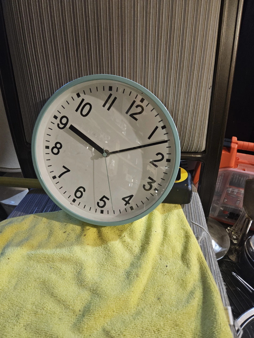 Light Blue Wall Clock - photo 2
