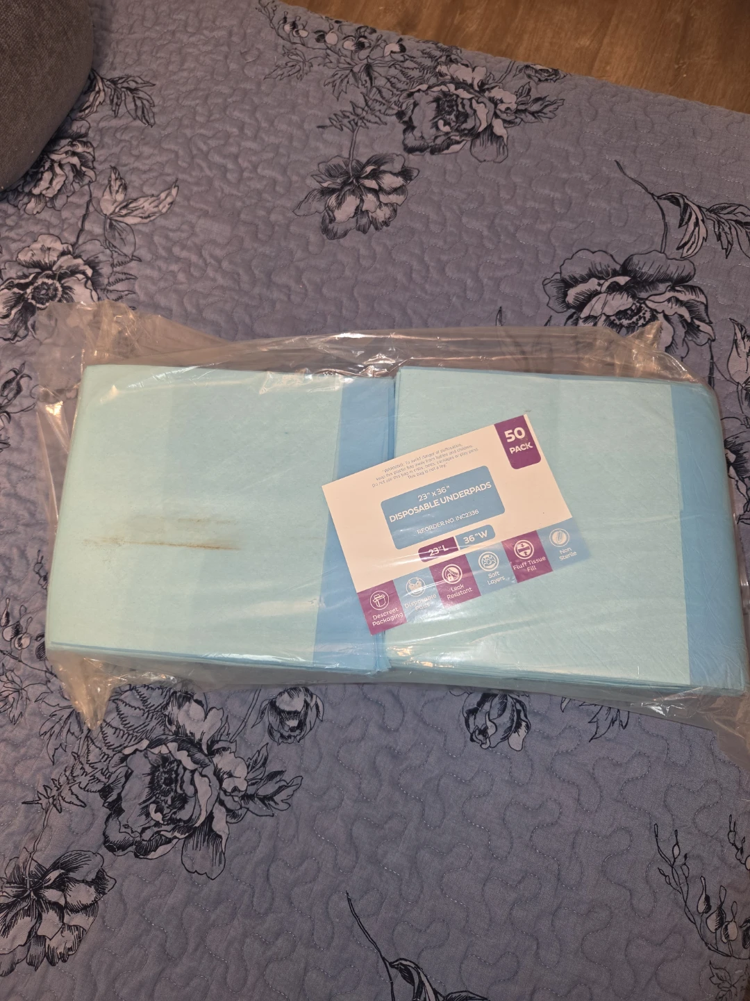 50 Pack Disposable Underpads 23" x 36"