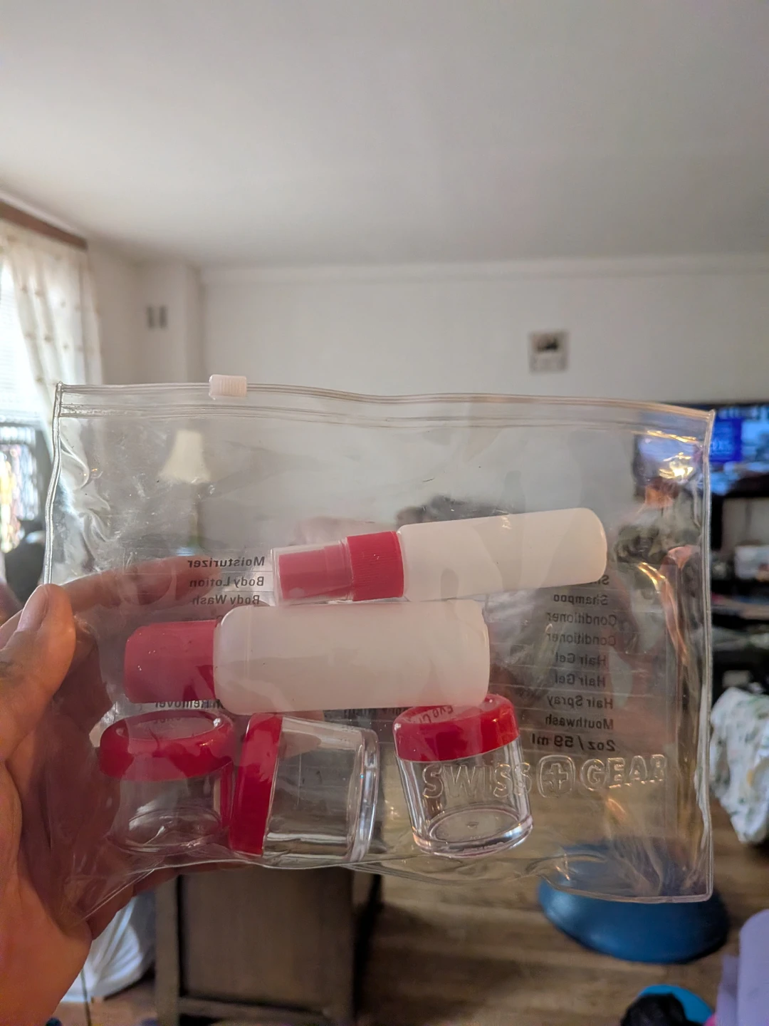 Swiss Gear Travel Toiletry Bottles and Jars Set