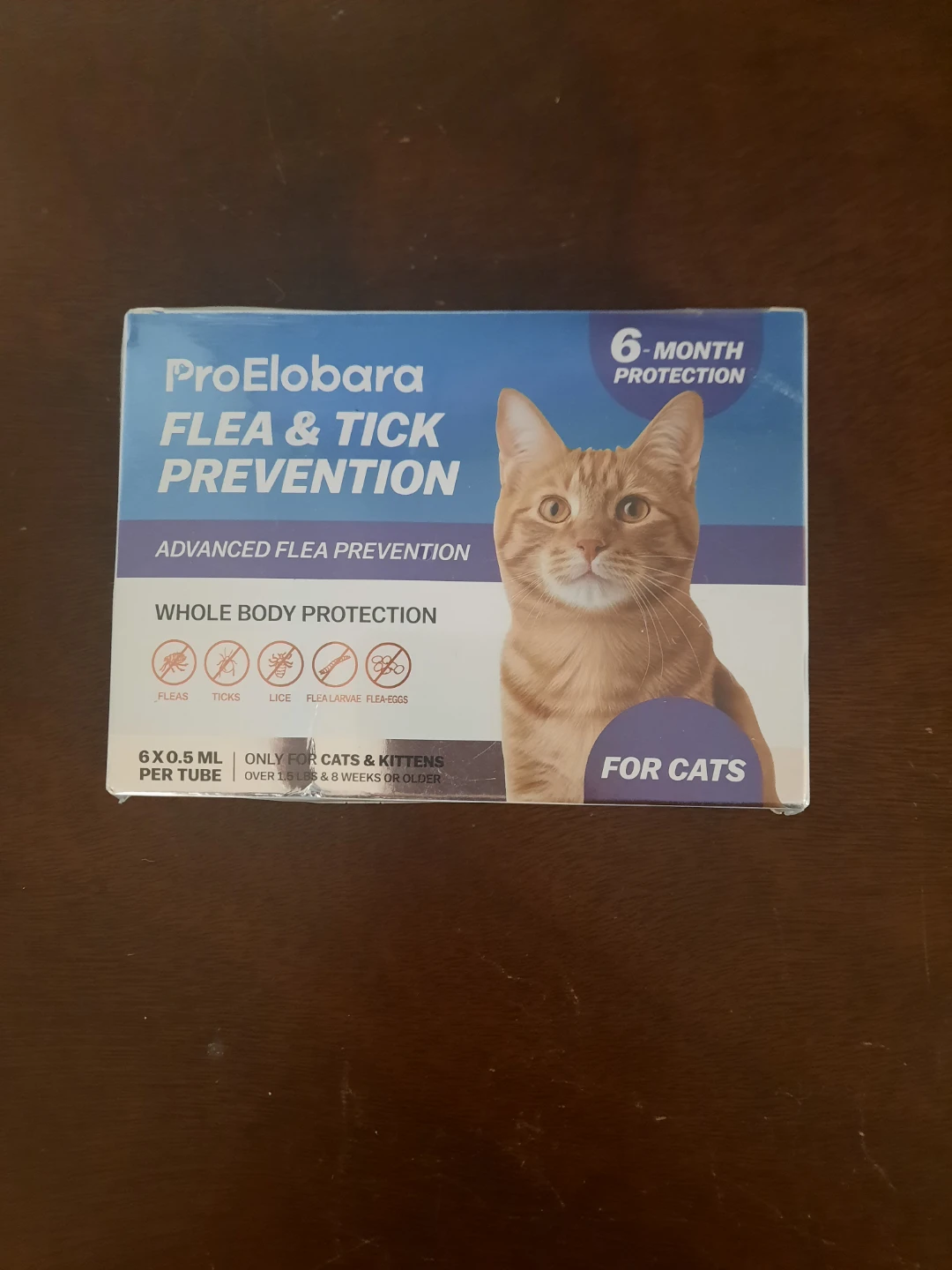 Flea & Tick Prevention for Cats - 6 Month Protection