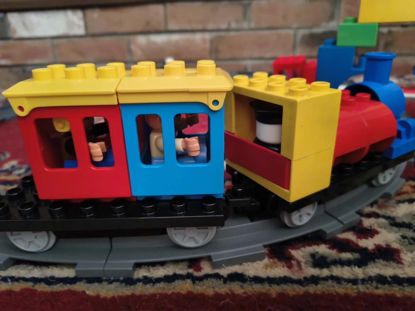 Assorted LEGO Building Blocks and Train Set Pieces - photo 3