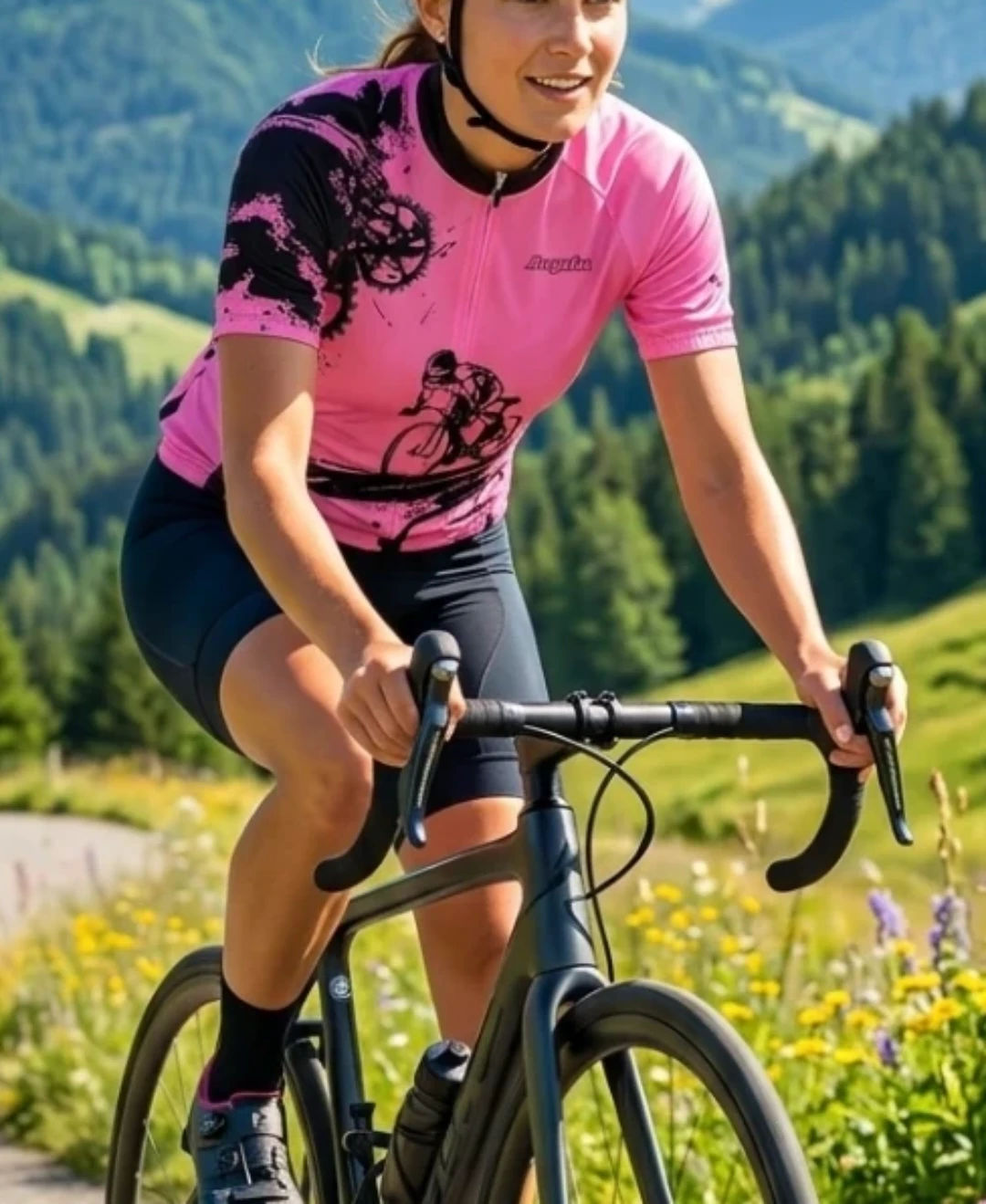 🔥PRICE DROP FOR A LIMITED TIME!! EUC Pink Cycling Jersey - Large - photo 2