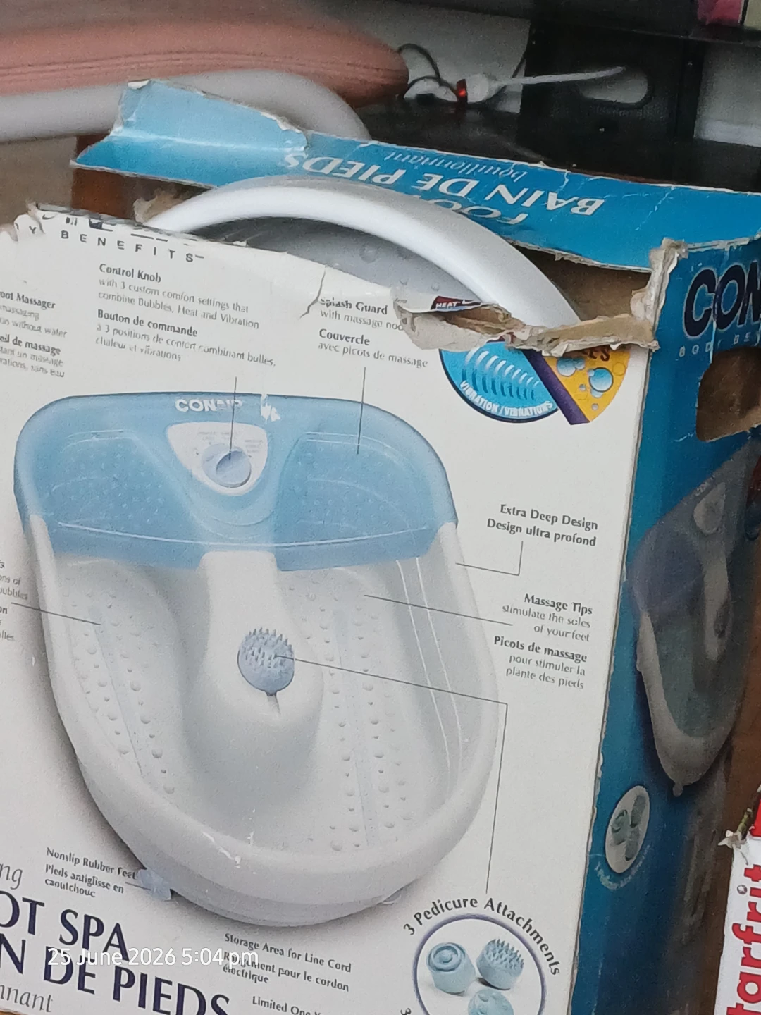Conair Foot Spa with Heat and Vibration