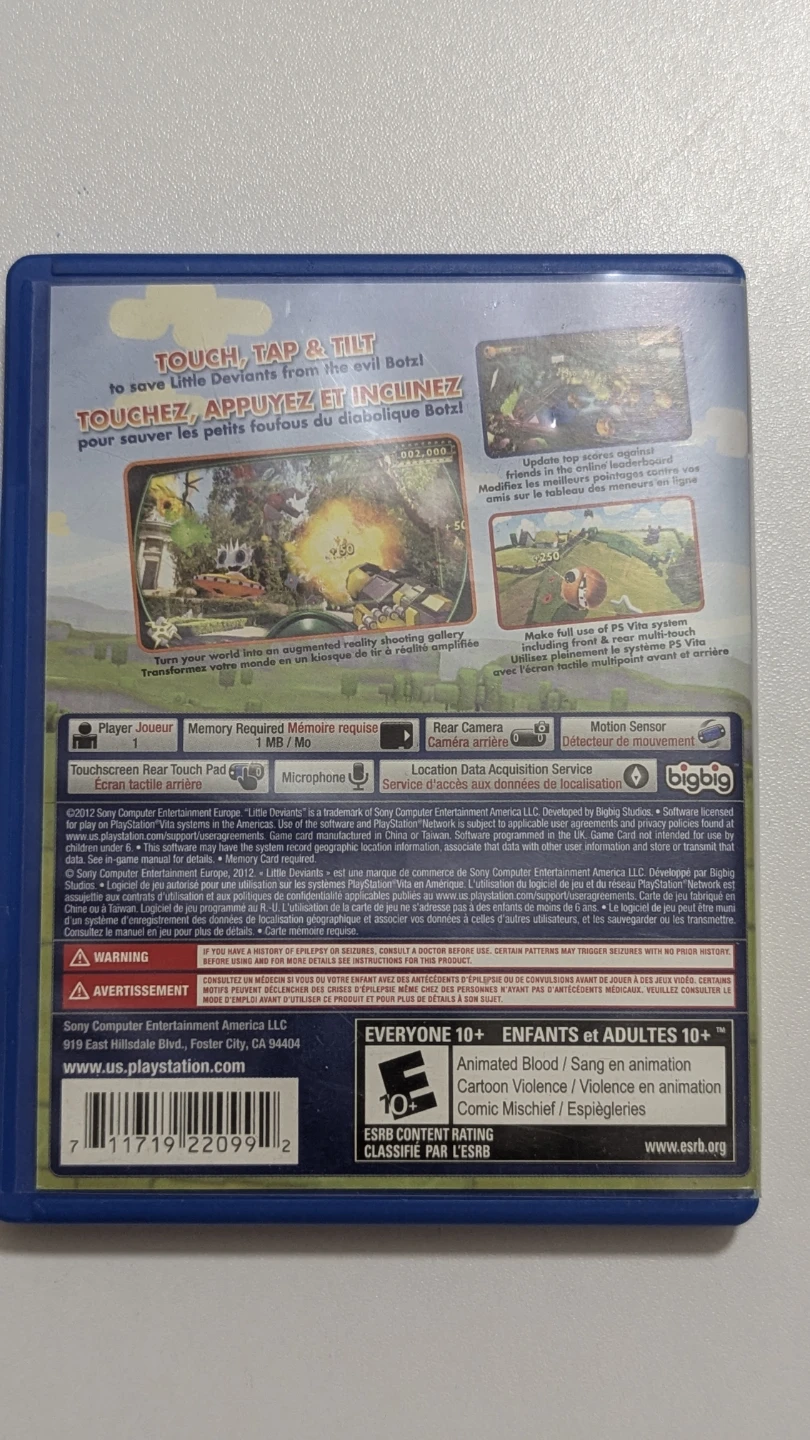 Little Deviants (PlayStation Vita) – Tested & Working - photo 2