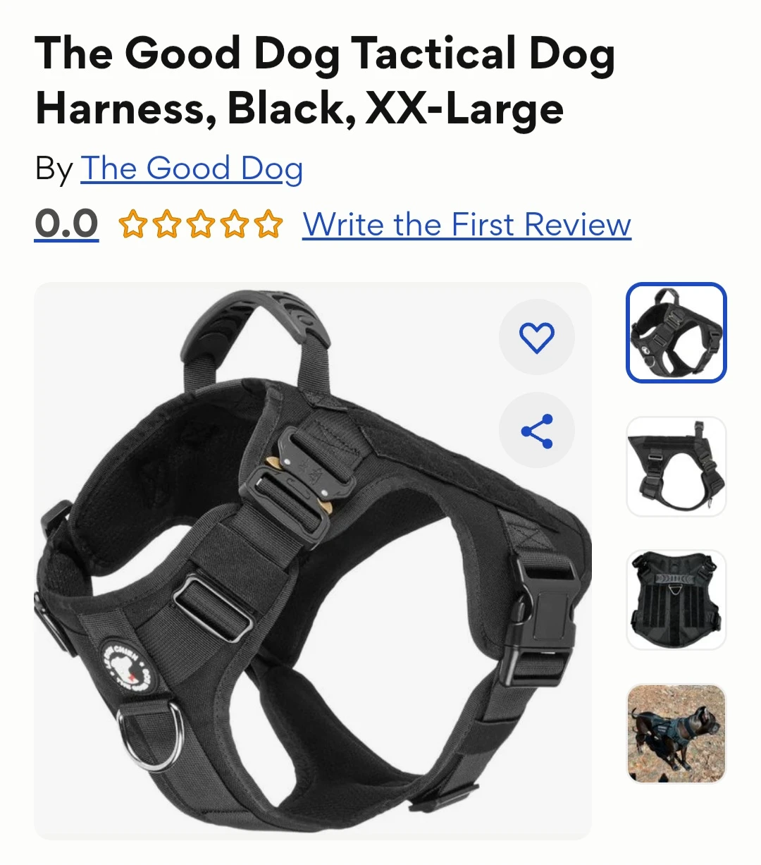 XXL Dog Harness Brand New w/Tags - photo 5