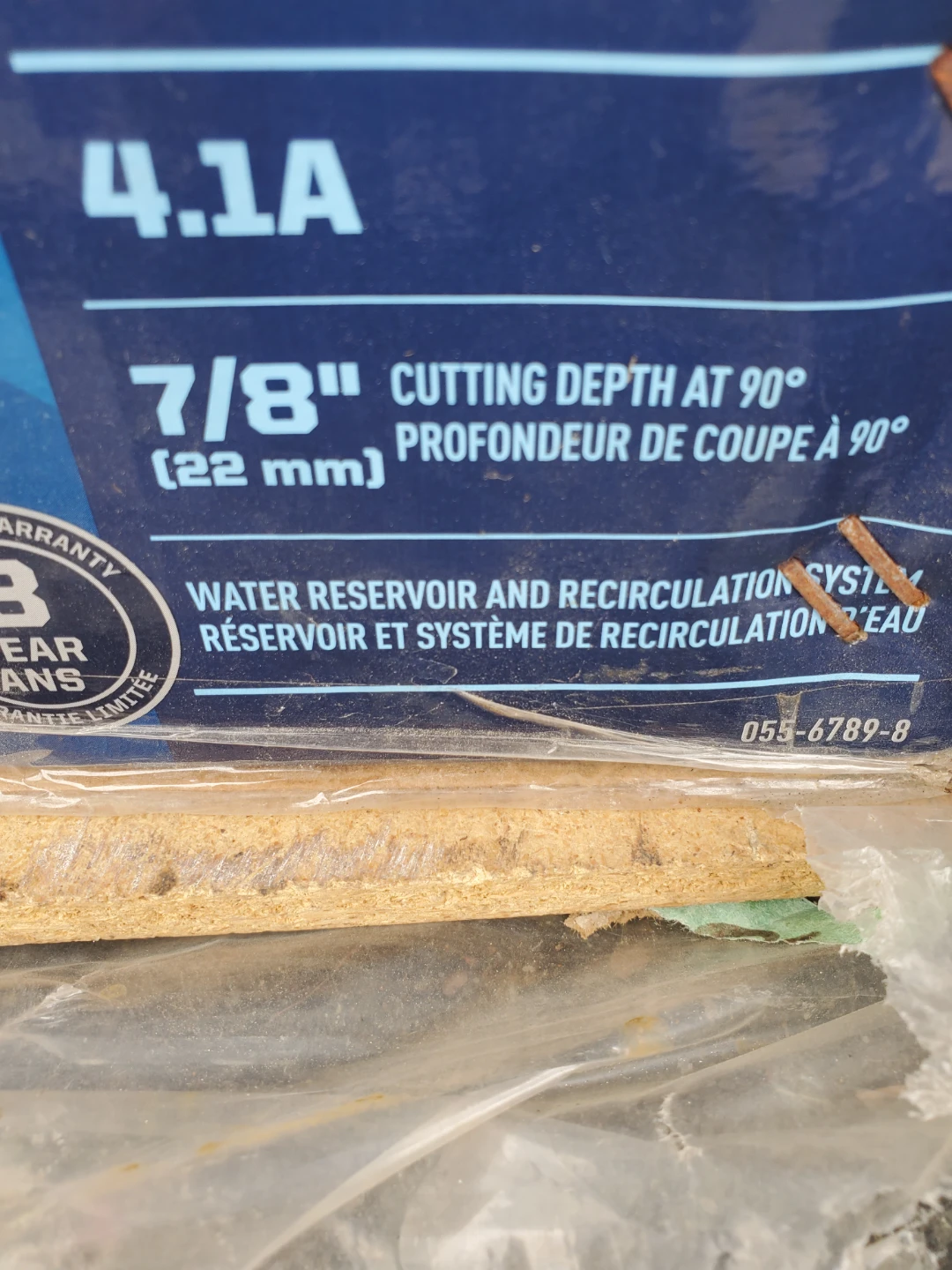 Mastercraft tabletop Tile Saw with Water Reservoir - photo 4