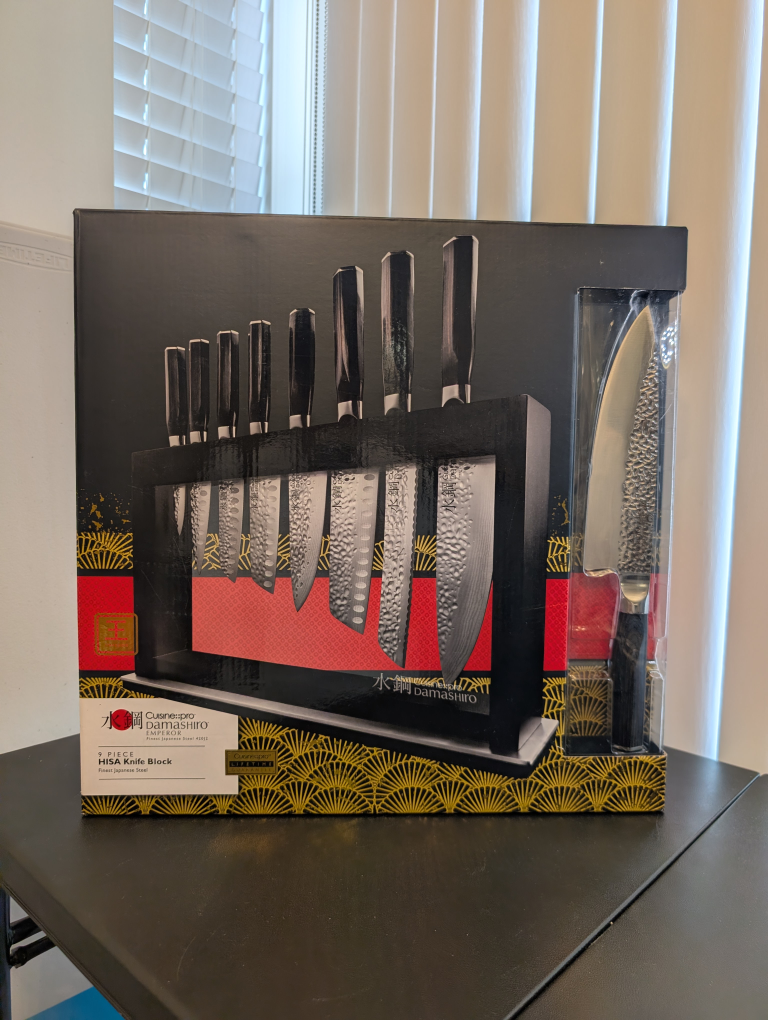 Cuisine::pro Damashiro HISA 8-Piece Knife Block Set