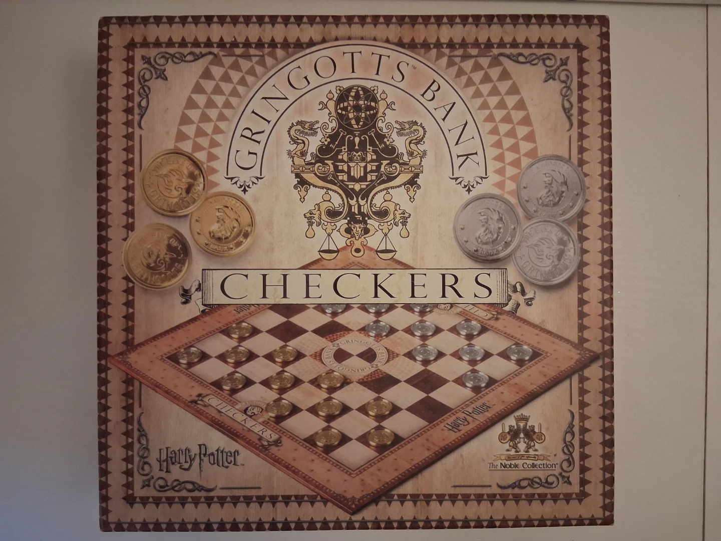 Harry Potter Gringotts Bank Checkers Game The Noble Collection