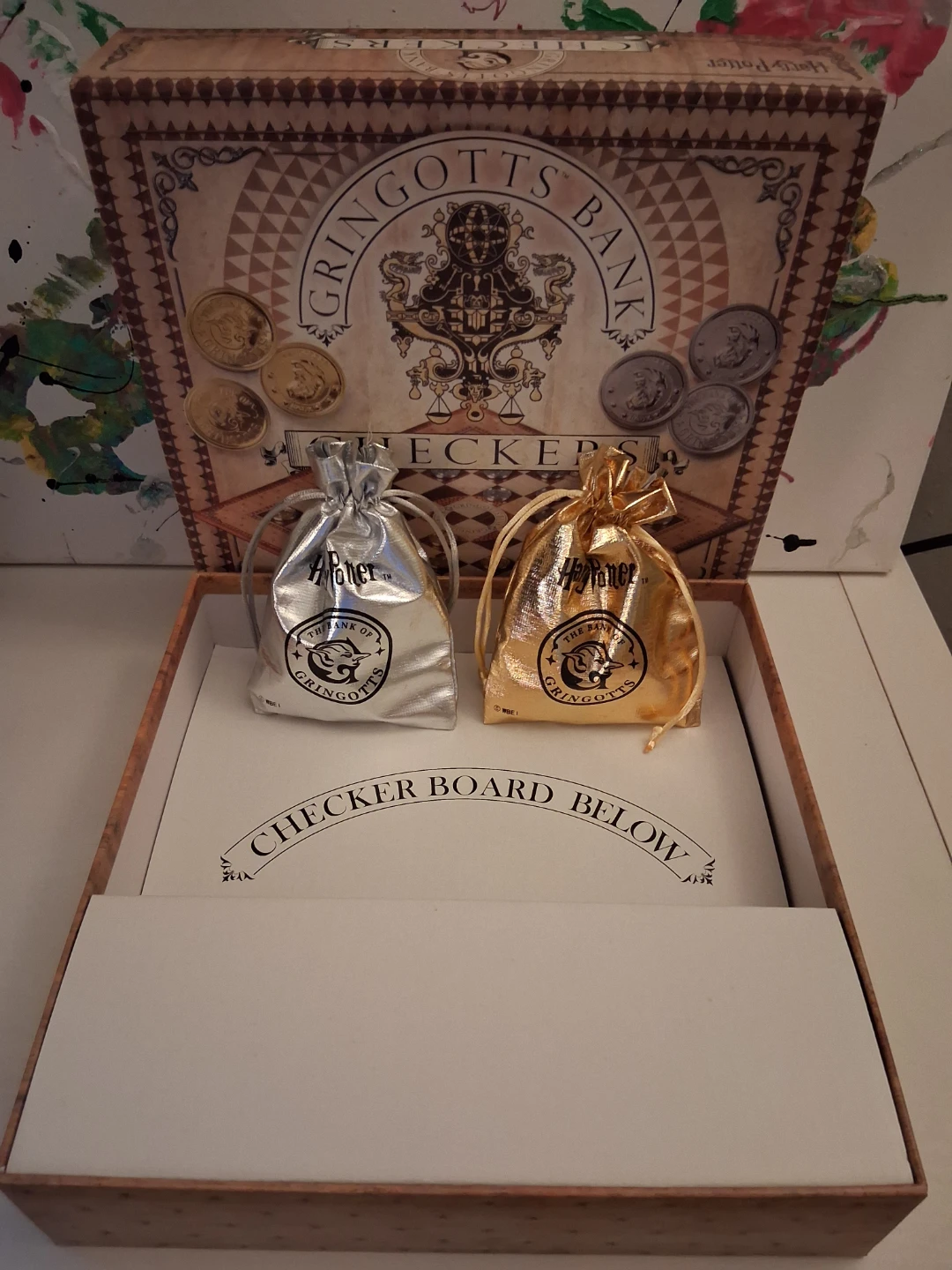 Harry Potter Gringotts Bank Checkers Game The Noble Collection - photo 2