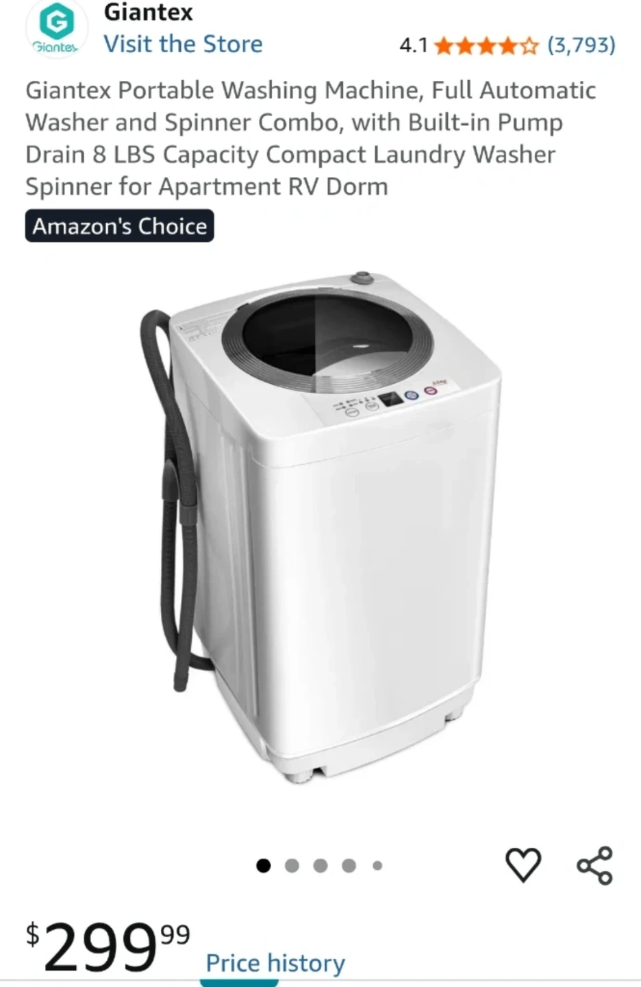 Giantex Portable Washing Machine