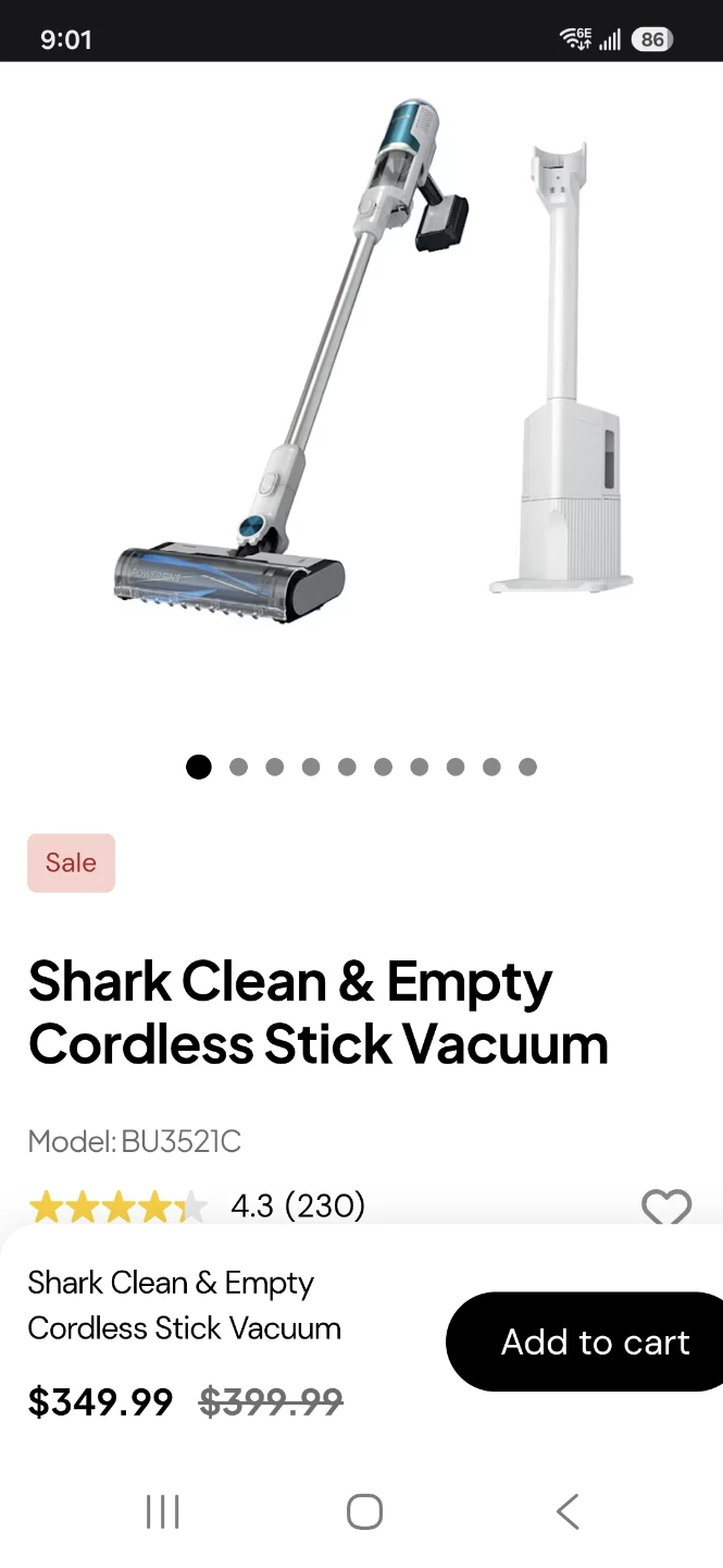 Shark Clean & Empty Cordless Stick Vacuum