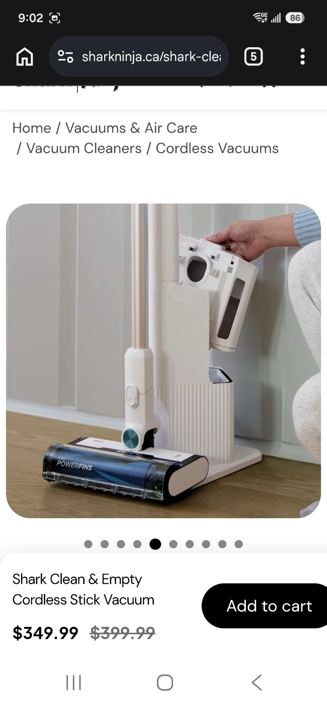 Shark Clean & Empty Cordless Stick Vacuum - photo 2
